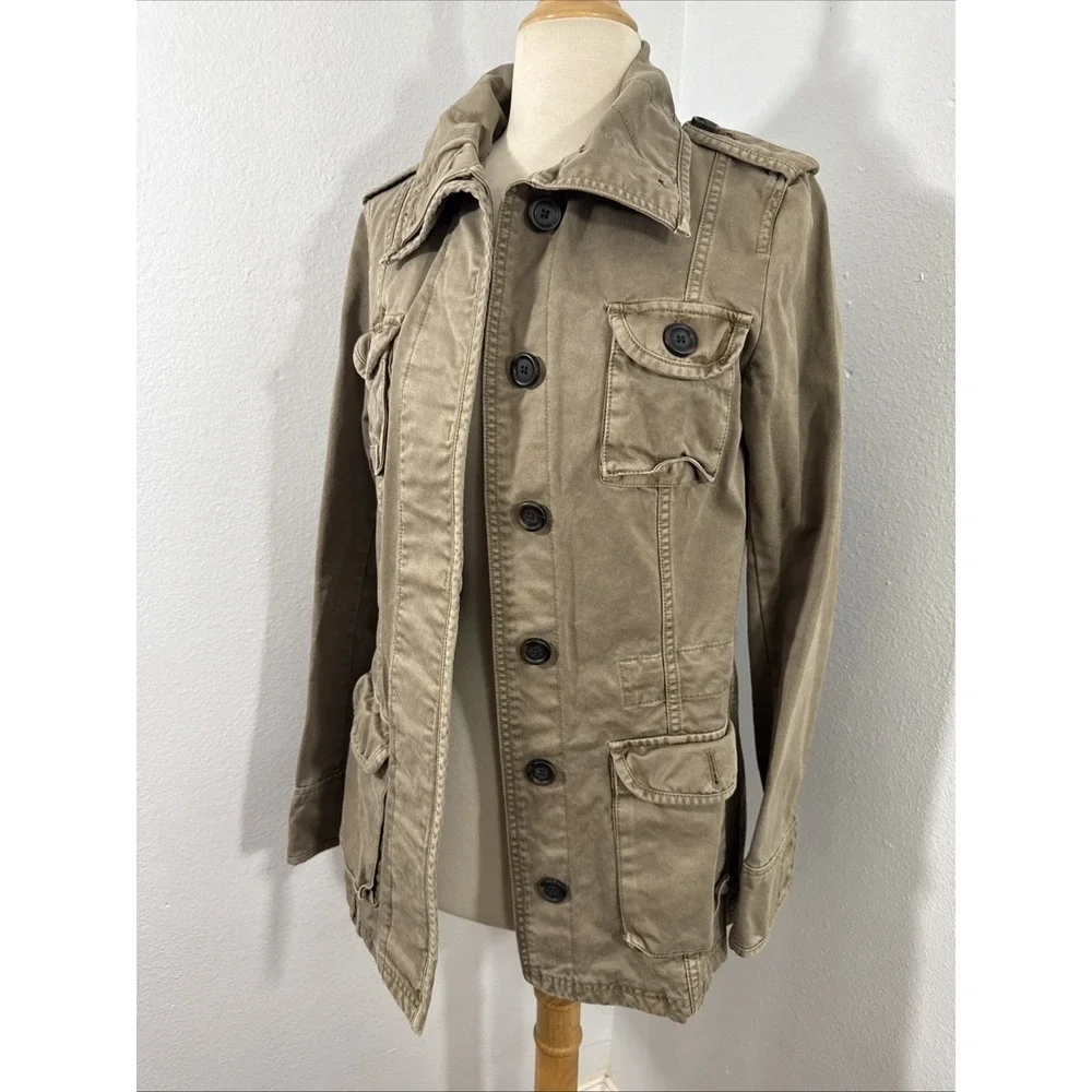 GAP Jacket Womens‎ XS Green Utility Military Safari Grunge Bella Swan Twiligh